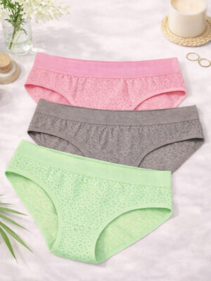 Solid Multicolor Hipster Panty | Pack of 3